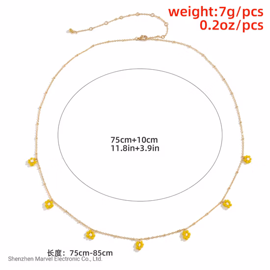 Sexy Vintage Waist Body Chain Bead Flowers Body Jewelry