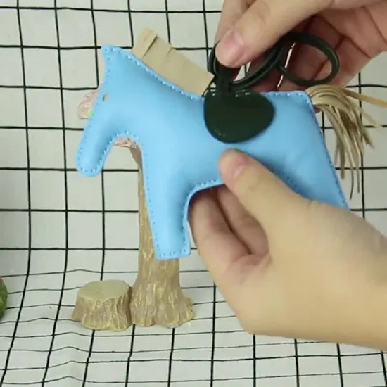 Ea113 Rodeo-Oran Sheepskin Small Bulk Handbag Pendant Purse Charms Designers Hand Luxury Genuine Horse Wholesale Designer Bag Leather Charm for Handbag